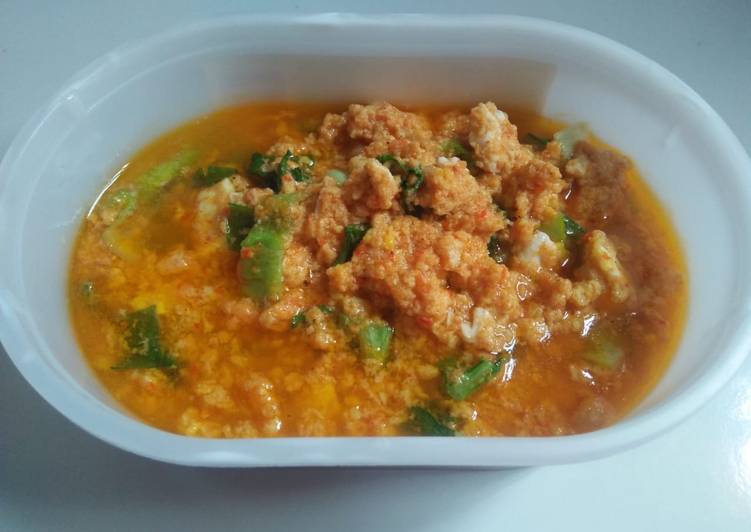 Tumis Telor Kuah Seblak