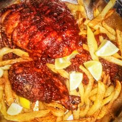 A picture of Fried spicy chargah.