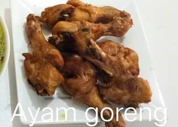 Resep Terbaru Ayam goreng ungkep sederhana Enak dan Sehat