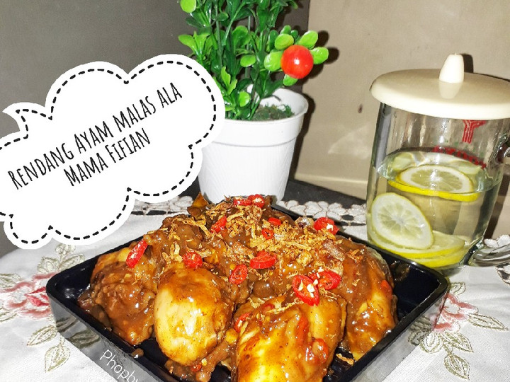 Ini dia! Cara mudah bikin Rendang Ayam Malas, ala Mama Fifian dijamin lezat