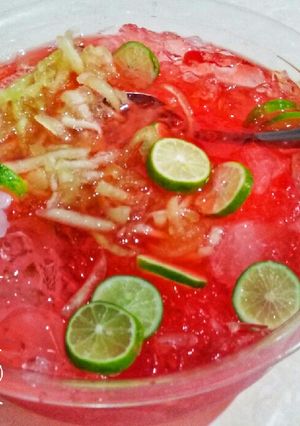 Foto resep Es melon jeruk nipis