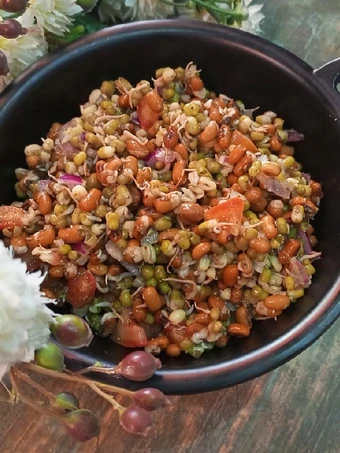 Easy Steps Make|Recipe} Mix sprouts salad, So Delicious