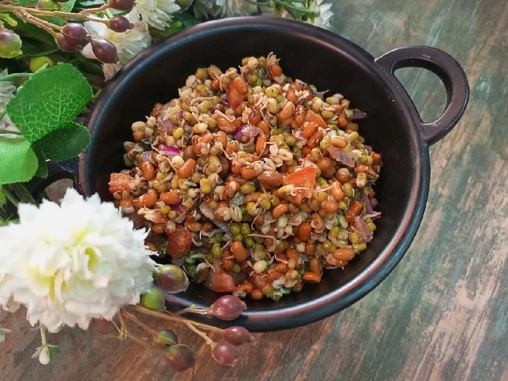 Easy Steps Make|Recipe} Mix sprouts salad, So Delicious
