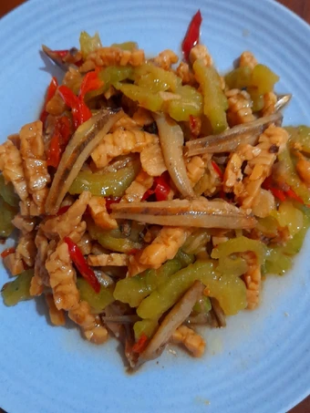 Langkah Mudah untuk Membuat Resep Tumis pare tempe teri yang Sempurna Anti Ribet, Mantap