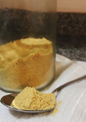 Una foto de Rawmesan (parmesano vegano) 🌱