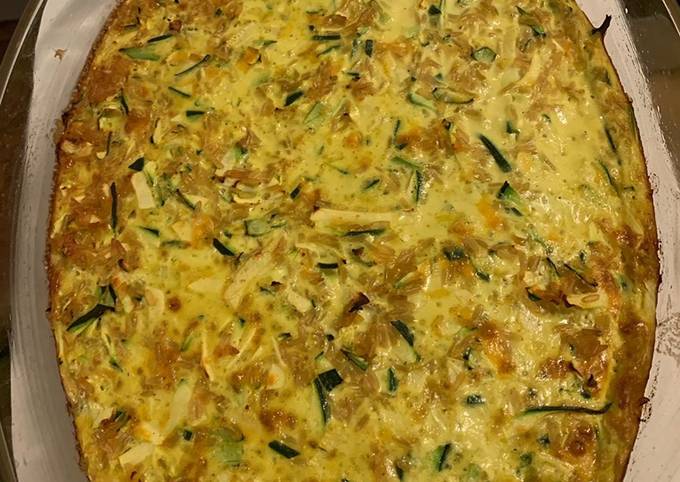 Gratin de courgettes au Riz Complet & Cheddar