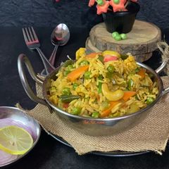 A picture of Tawa pulao /kadai pulao.