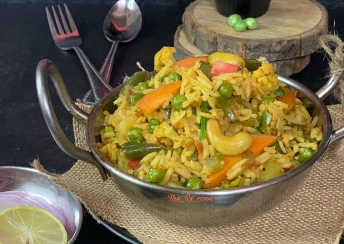 Simple Way to Make Super Quick Homemade Tawa pulao /kadai pulao