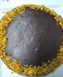 Tarta toffee con ganache de chocolate y maní