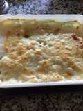 Coliflor y arroz gratinado