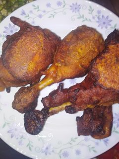 صورة لوصفة دجاج محمر + شوربه