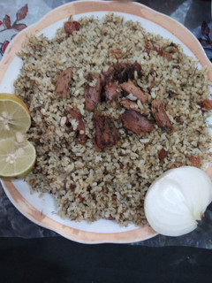 عکسی از دستور امگشت پلوی خوشمزه مامانم