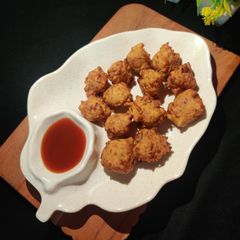 LEFTOVER KHICHDI PAKODAS. A picture of LEFTOVER KHICHDI PAKODAS..