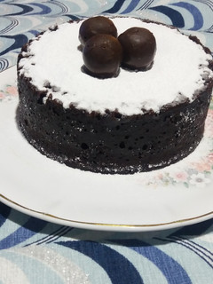 Una foto de Torta de chocolate en micro... 🌰🌰🌰