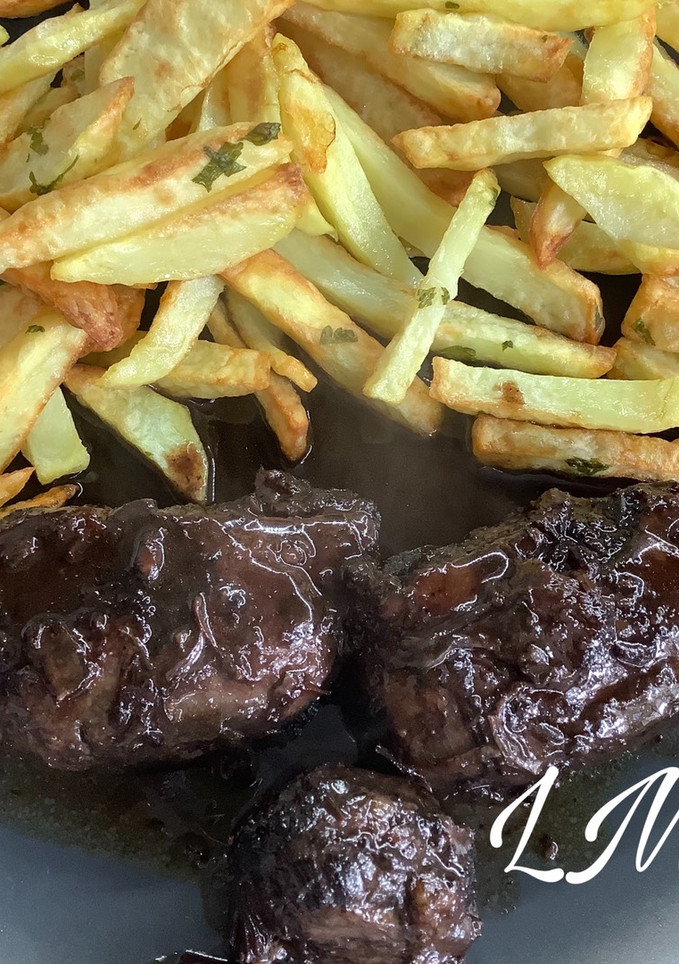 Una foto de Carrillada al vino tinto con mostaza