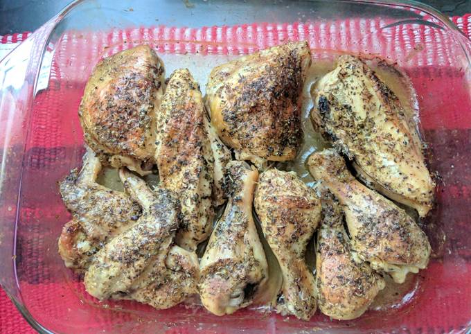 How to Prepare Homemade Lemon and herbs chicken