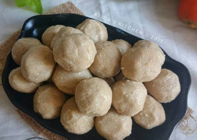 Bagaimana memasak Bakso Tempe yang Bisa Manjain Lidah