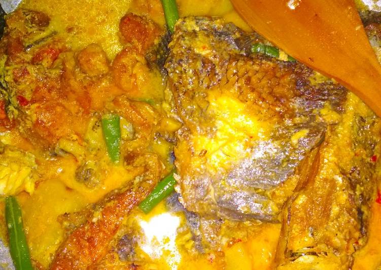 Bumbu mengolah Santan ikan gurame Lezat