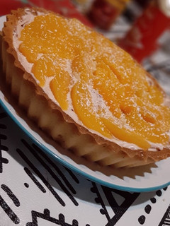 Una foto de Fácil Tarta de duraznos riquísima