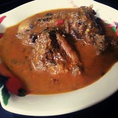 A picture of Dried okro soup.