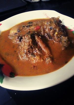 A picture of Dried okro soup.