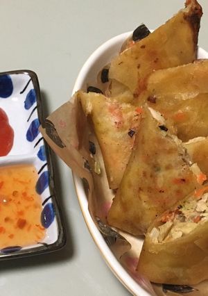 Foto resep Chicken spring roll / lumpia ayam
