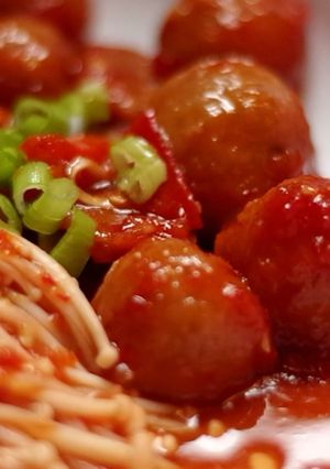 Foto resep Resep pentol setan mantap pedas