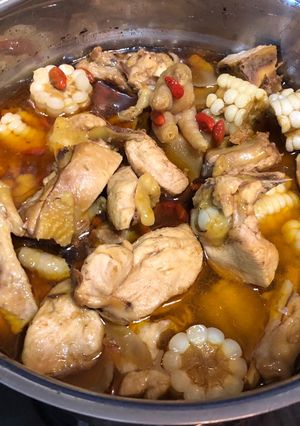 全酒麻油雞湯 的食譜成品照片