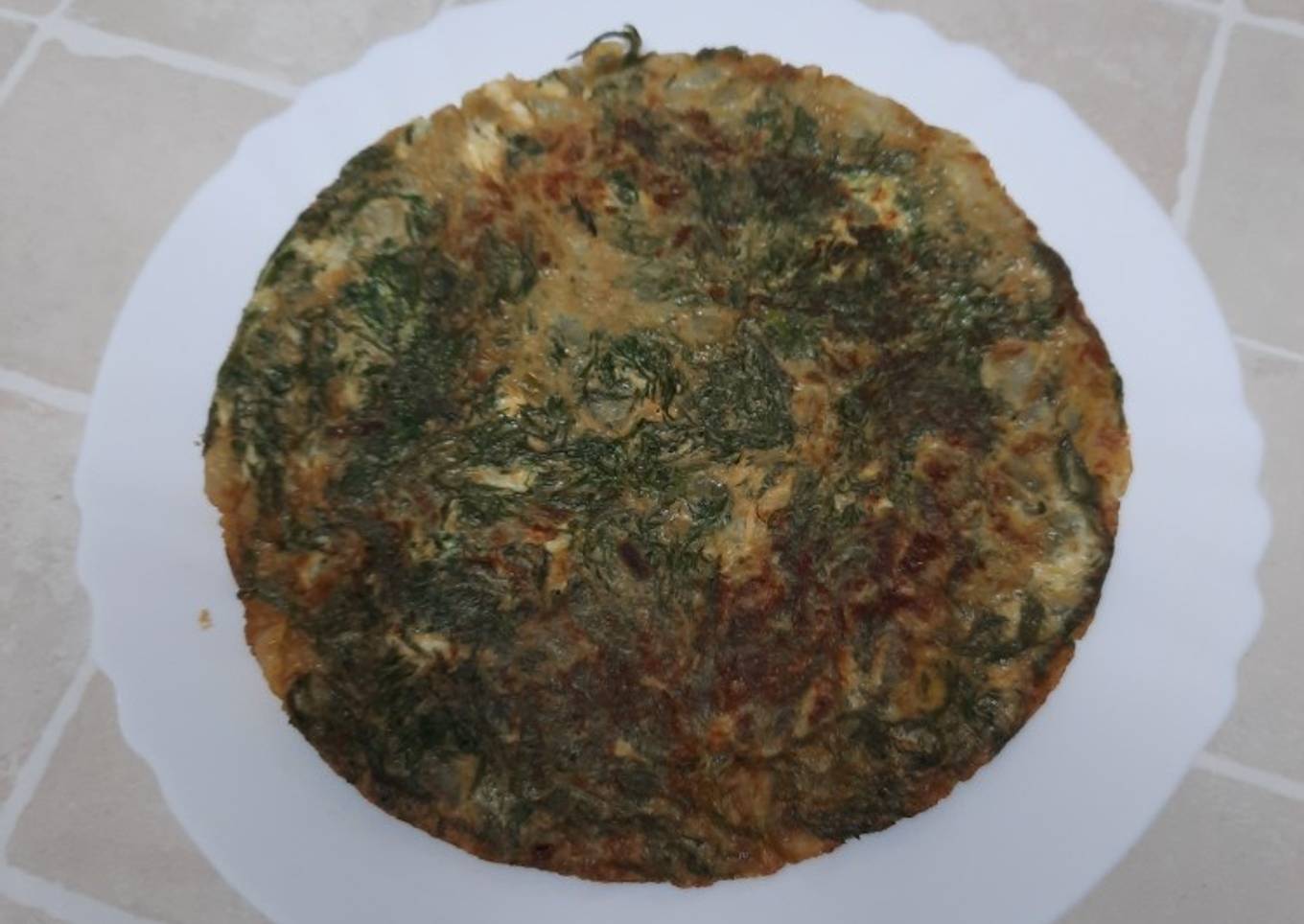 Tortilla de hinojo silvestre