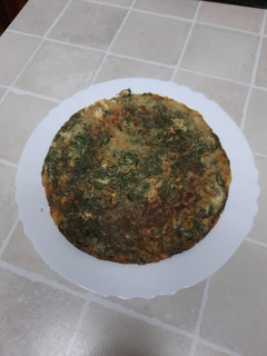Una foto de Tortilla de hinojo silvestre