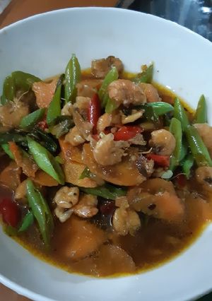 Foto resep Tumis udang ala warteg