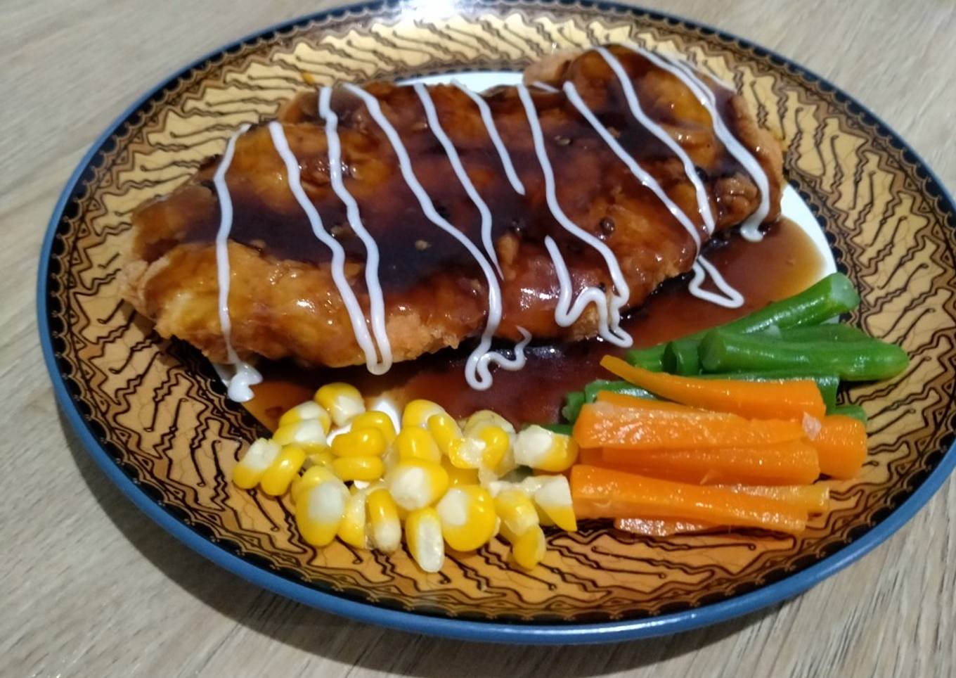 Steak ayam dadakan ala bunda cici