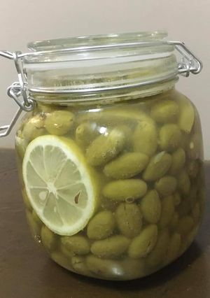 صورة لوصفة مكبوس الزيتون الاخضر