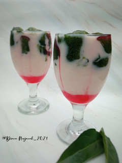 Foto resep Es Cincau Susu Cocopandan