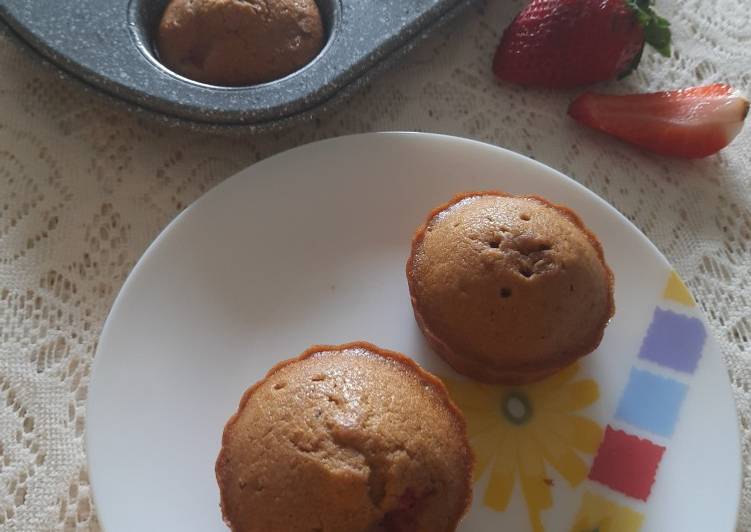 Recipe of Super Quick Homemade Fresh Strawberry Muffins