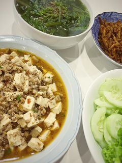 Hình của món Đậu hũ Tứ Xuyên.