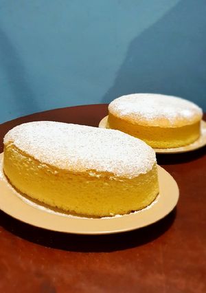 Foto resep Japanese Fluffy Cheese Cake (Improved)