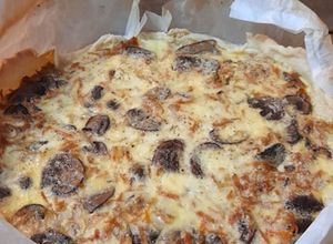 Foto de Quiche de Cogumelos e Cenoura com Quark
