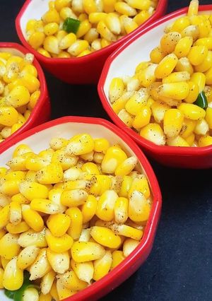A picture of Chilli pepper sweet corn.