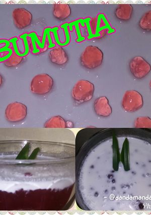 Foto resep BUMUTIA (Bubur Mutiara) Saus Santan ala danda