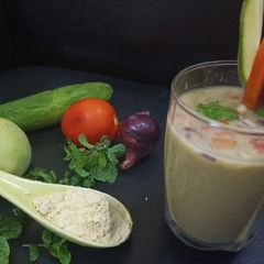 A picture of Sattu Drink Summer Cooler.