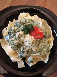 Spenótos-gombás-tejszínes csirkemell #mitfőzekmamagunknak recept fotója