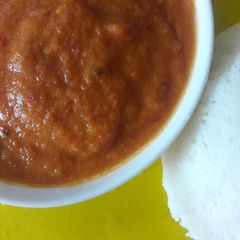 Spicy tomato chutney A picture of Spicy tomato chutney.