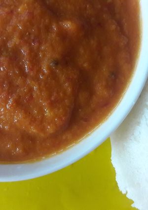 A picture of Spicy tomato chutney.
