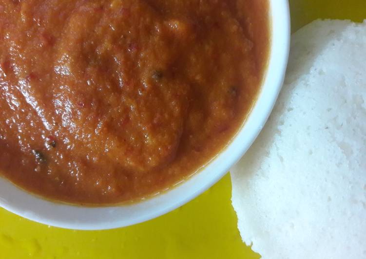Step-by-Step Guide to Prepare Quick Spicy tomato chutney