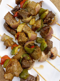 A picture of Beef kebab.