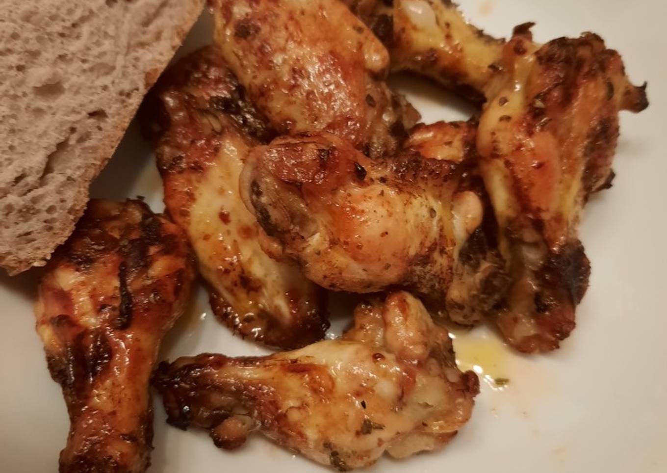 Alitas de pollo al horno
