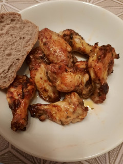 Una foto de Alitas de pollo al horno