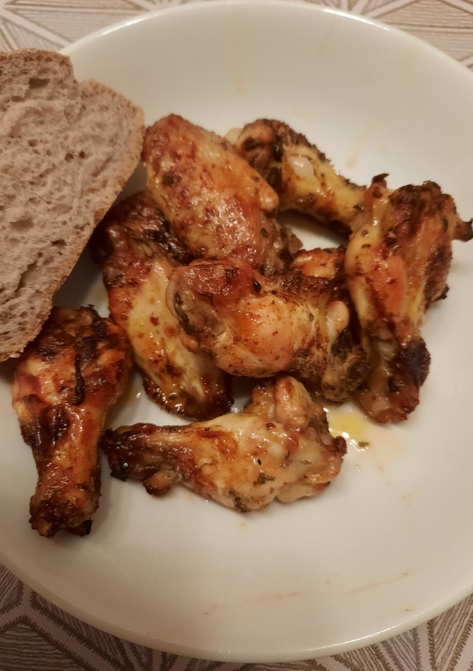 Una foto de Alitas de pollo al horno