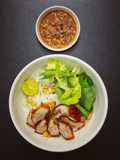 Bún Mắm Nêm with Crispy Pork Belly